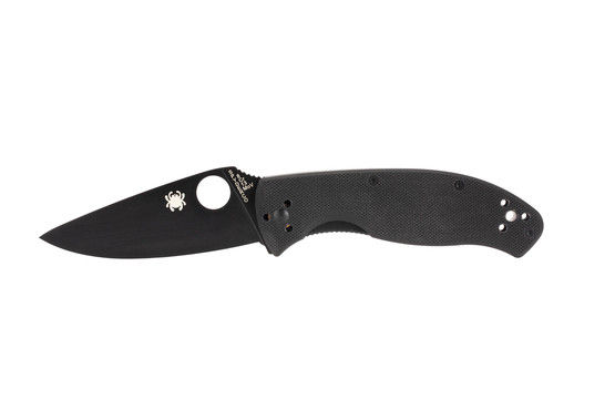The Spyderco Tenacious G-10 has a flat ground blade for precision cutting